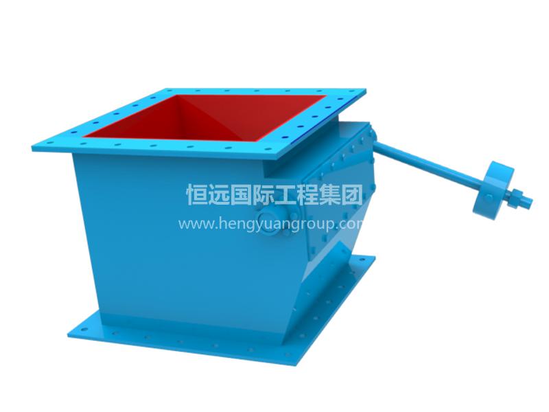单层单门式重锤翻板阀 